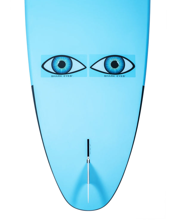 Shark-Eyes-stickers-visual-shark-deterrent-sahrk-repellent-clear-on-surfboard